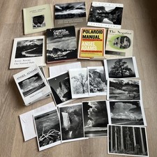 Vtg Ansel Adams Estate Lot 8p Book Collection Boxed Greeting Cards National Park picture