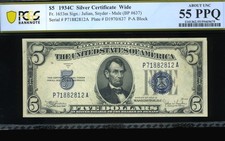 1934C $5 S.C P-A BLOCK PLATE #637 P.C.G.S #55PPQ picture