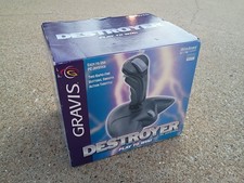 Gravis Destroyer PC Joystick Controller Windows 95 98 Retro Gaming NEW SEALED picture