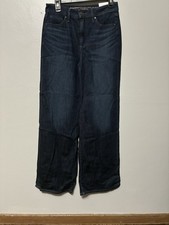 Chico's So Slimming Jeans High Rise Wide Leg NWT  Sz 4R Ariel Sea Indigo picture