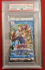 2002 Konami Yu-Gi-Oh Legend of Blue Eyes White Dragon Booster  Pack PSA 10 Gem picture