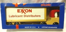 Holgate Wooden Toy Semi Truck Trailer Promotional Exxon Lubricant 1992 Sealed AB picture
