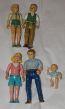Fisher Price Loving Family Dollhouse people GRANDMA GRANDPA Dad Mom Baby READ picture