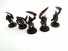 Warhammer Fantasy Plaguebearers Of Nurgle Chaos Daemons X 5 Metal OOP GW picture