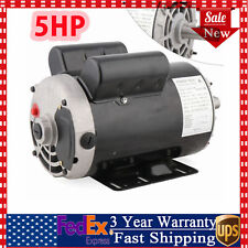5 HP Air Compressor Electric Motor 208-230 V Single Phase 7/8