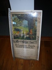 RARE 1925  McLaughlin Buick Canada  calendar fetterly and co. morrisburg picture