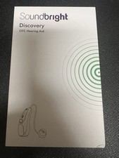 Soundbright Discovery OTC Hearing Aid -  New Open Box Bluetooth Rechargeable picture