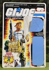 Vintage 1987 G.I. Joe OUTBACK v1 Full UNCUT File Card Back GI OUT-BACK ARAH picture