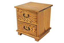 Vintage Japanese Yakisugi Cedar Small Cabinet Ko-dansu Drawers Showa 24cm picture