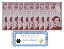 VENEZUELA 100 DIGITALES qty 10 2021 Cir 100 million bolivar USA picture
