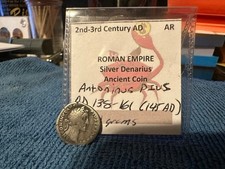 Original Roman AR silver Denarius - Antonius Pius (138-161 AD) - 3.1g picture