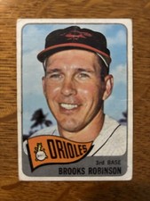 1965 Topps #150 Brooks Robinson Baltimore Orioles HOF vintage picture