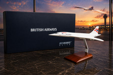 SkyMarks Elite British Airways Concorde 1/100 Scale Resin Display Model w/ Stand picture