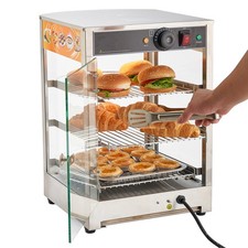 Uimoso 3-Tier Commercial Food Warmer Display Cabinet with LED Light, 60L picture