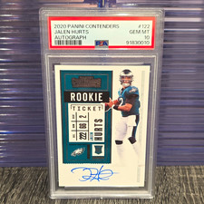 Panini 2020 Contenders RPS Jalen Hurts Eagles RC Auto /200 PSA 10 91830010 picture