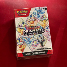 Pokémon TCG Prismatic Evolutions Booster Bundle Sealed Box - 6 Packs English picture