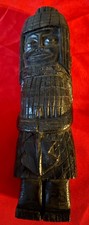 Antique African Benin King Warrior Guardian Statue  estate sale picture