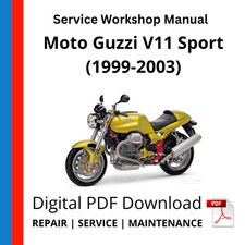 Moto Guzzi V11 Sport (1999-2003) Service Workshop Manual picture