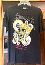 METALLICA 1988 SHORTEST STRAW VERTIGO VINTAGE PUSHEAD XL CONCERT T-SHIRT CLEAN picture