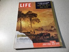 LIFE MAGAZINE.  April 6, 1959.   How The West Was Won. Vintage. picture