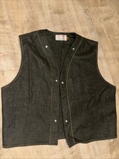Filson Vintage Wool Vest Duster Liner, Size 48 Style 65 Liner USA Made picture