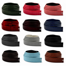 Embossed Snake Skin Genuine Leather Belt Strap Replacement  1-1/8