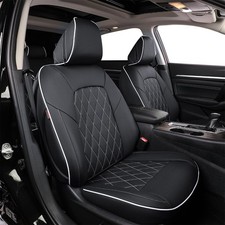 EKR Custom fot Nissan Altima Seat Covers 2019-2025 Waterproof Leather Black picture