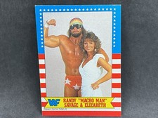 1987 Topps WWF - Randy Savage, Elizabeth #7 (RC) picture