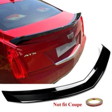 Fit For Cadillac ATS 13-18 Sedan V Style Highkick Gloss Black Trunk Spoiler Wing picture
