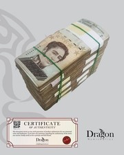 1000 Pcs x Venezuela 1 Million Bolivar Soberano Brick 2020 USED Circulated COA+ picture