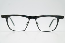 Theo Belgium Viazi 022 Oval Eyeglasses Frame Green Black New picture
