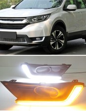 2x LED DRL Daytime Running Driving LED Light W/Turn For Honda CR-V CRV 2017-2019 picture