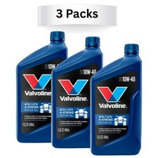 Valvoline 3 Quarts 4-Stroke ATV/UTV SAE 10W-40 Motor Oil 817263 3 x 1qt picture