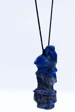 LAPIS LAZULI Ancient Egyptian God Thoth as an amulet, Thoth God of Moon picture