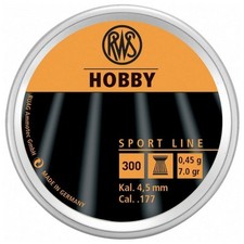 RWS Hobby Airgun Pellets Sport Line .177 Caliber 7.0 Grains 300 Count - 2317400 picture