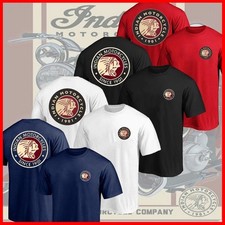 Vintage Men's Indian Motorcycle Both Sides Unisex T Shirt, Gift For Fan S-5XL picture