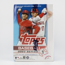 2022 TOPPS Series 1 Baseball Blaster Box 1 RELIC PER BOX - Unopened Baseball Box picture