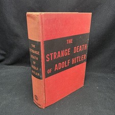 The Strange Death of Adolf Hitler 1939 First Printing Macaulay Hardcover WWII picture