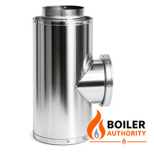 Central Boiler OEM 2500621 8 Inch Chimney Tee Kit Edge WoodMaster CleanFire picture