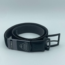 CALLAWAY Swing Tech Stretch Golf Belt Mens S 30 to 32 Black Gray NEW w/ Tags picture