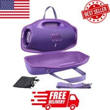 JBL Boombox 4 Waterproof Portable Bluetooth Speaker Purple Case-FREE SHIPPING picture