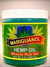 Hemp Oil Muscle Rub Gel 9 Oz EXTRA STRONG FORMULA SHIPS FREE picture