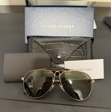 Authentic Ralph Lauren Automotive Metal Pilot Sunglasses picture