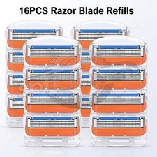 🔥 16PCS Shaving Razor Blades Refills Compatible With GiIIette Fusion 5 Proglide picture