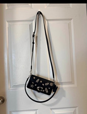 Coach “The Tabby Bag” black crossbody bag with adjustable and removable strap. picture