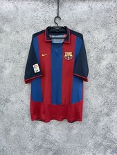 AUTHENTIC NIKE FC BARCELONA 2003-2004 HOME SOCCER FOOTBALL JERSEY XL  picture