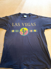 SINGLE STITCH Vintage Oneita Power-T Las Vegas Cactus Graphic Tee, SIZE LARGE picture