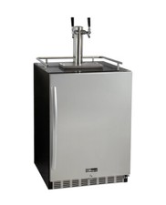 Kegco HK38BSU-2 2-Tap Undercounter Kegerator w/ X-CLUSIVE Premium Dispense Kit picture