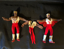 Vintage Mego Falcon Action Figure Bird Plastic/Cloth w/ Outfit & Boots Red White picture