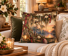 Christmas Beneath the Moss Pillow — Rustic Magnolia & Moss-Laden Tree Scenic Acc picture